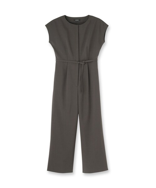 UNTITLED（アンタイトル）の「【きれいめ/オールインワン】梳毛調合繊コンビネゾン（サロペット/オーバーオール・レディース・チャコールグレー・48/44/04/02/01/00）」の16枚目の写真