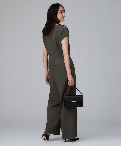 UNTITLED（アンタイトル）の「【きれいめ/オールインワン】梳毛調合繊コンビネゾン（サロペット/オーバーオール・レディース・チャコールグレー・48/44/04/02/01/00）」の11枚目の写真