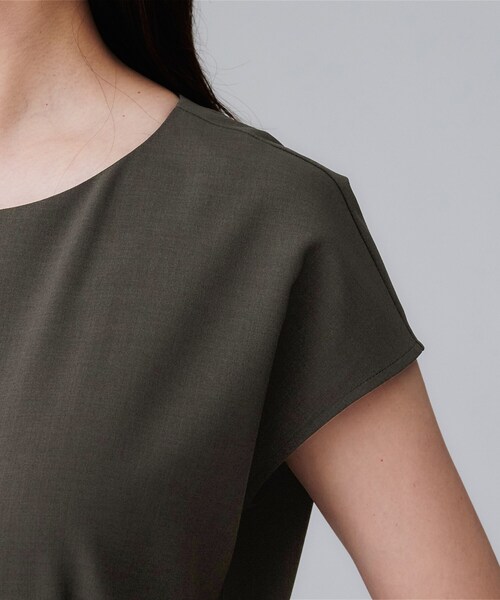 UNTITLED（アンタイトル）の「【きれいめ/オールインワン】梳毛調合繊コンビネゾン（サロペット/オーバーオール・レディース・チャコールグレー・48/44/04/02/01/00）」の6枚目の写真