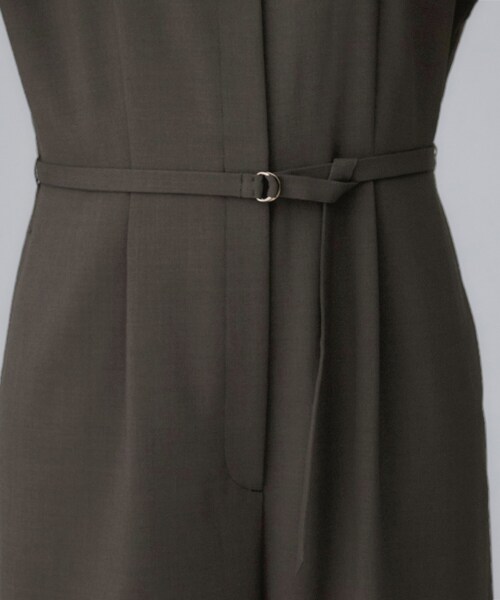 UNTITLED（アンタイトル）の「【きれいめ/オールインワン】梳毛調合繊コンビネゾン（サロペット/オーバーオール・レディース・チャコールグレー・48/44/04/02/01/00）」の7枚目の写真