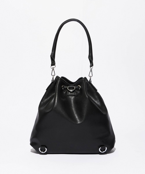 Chick（チック）の「Stud Design Pocket Backpack/スタッズデザインポケットバックパック（バックパック/リュック・レディース・ホワイト/ブラック・FREE）」の20枚目の写真