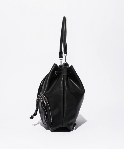 Chick（チック）の「Stud Design Pocket Backpack/スタッズデザインポケットバックパック（バックパック/リュック・レディース・ホワイト/ブラック・FREE）」の19枚目の写真