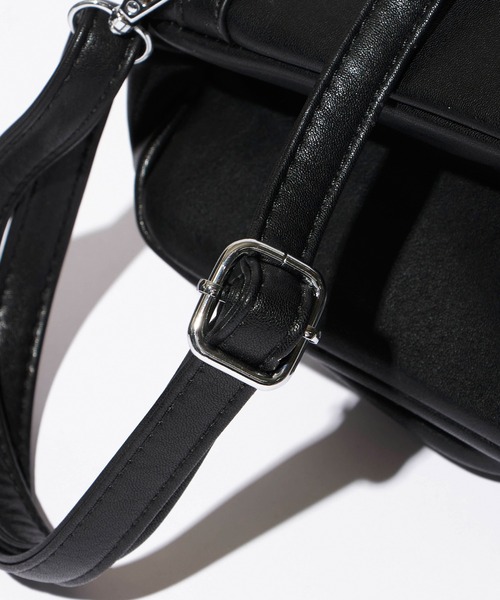 Chick（チック）の「Stud Design Pocket Backpack/スタッズデザインポケットバックパック（バックパック/リュック・レディース・ホワイト/ブラック・FREE）」の16枚目の写真