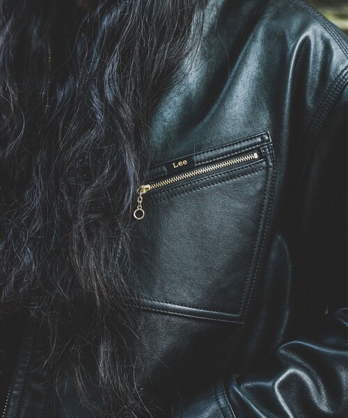 別注】Lee / 91-B Lamb Leather Jacket（ブルゾン）｜BEAMS（ビームス