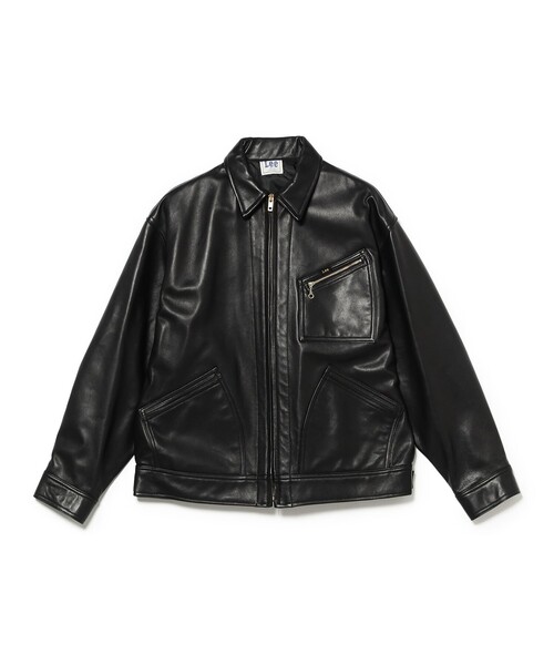 BEAMS（ビームス）の「【別注】Lee / 91-B Lamb Leather Jacket（ブルゾン・メンズ・ブラック・LARGE/MEDIUM/SMALL/X-LARGE）」の7枚目の写真