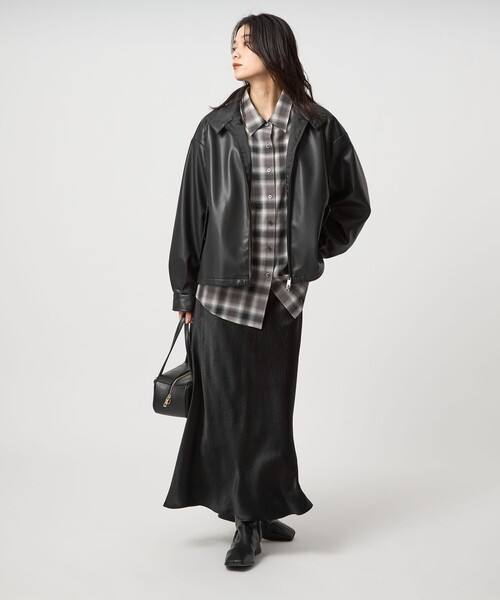 BARACUTA（バラクータ）の「【別注】＜BARACUTA＞レザーライク G4 ジャケット（その他アウター・レディース・ダークブラウン/ブラック・FREE）」の10枚目の写真