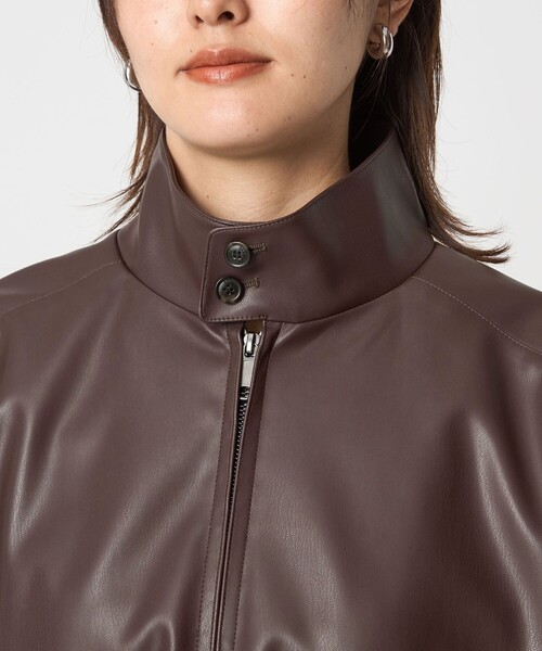 BARACUTA（バラクータ）の「【別注】＜BARACUTA＞レザーライク G4 ジャケット（その他アウター・レディース・ダークブラウン/ブラック・FREE）」の15枚目の写真