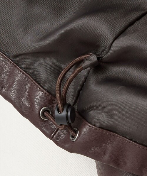 BARACUTA（バラクータ）の「【別注】＜BARACUTA＞レザーライク G4 ジャケット（その他アウター・レディース・ダークブラウン/ブラック・FREE）」の20枚目の写真