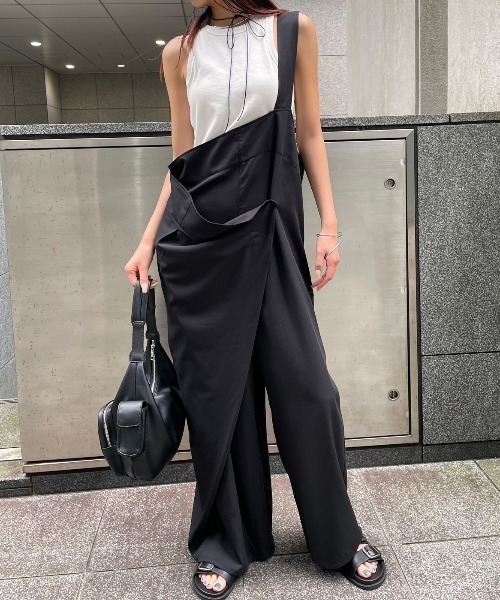 AIC.（エーアイシー）の「【再入荷】パッド付きカットリブショートアメスリタンクトップ（タンクトップ・レディース・オフホワイト/チャコールグレー/ブラック・FREE）」の13枚目の写真