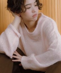 メッシュニットプルオーバー