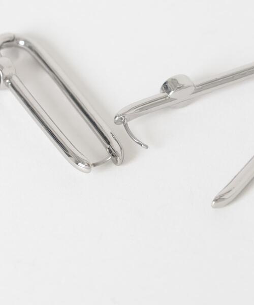 KBF(ケイビーエフ)の「オーバルピアス(ピアス(両耳用)・レディース・シルバー・ONE)」の7枚目の写真