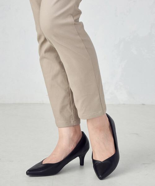 COMME CA ISM（コムサイズム）の「【美しいベーシックパンツ】裏起毛　ハイテンションパンツ（その他パンツ・レディース・ベージュ/ダークブラウン/ブラック/グレイッシュベージュ・MEDIUM/SMALL/X-SMALL/XX-SMALL/XX-LARGE/X-LARGE/LARGE）」の13枚目の写真