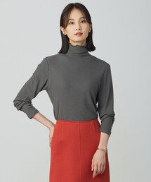 J.PRESS Ladies（J.プレス レディス）の「カシミヤシルク シアーリブ タートル カットソー（Tシャツ/カットソー）」