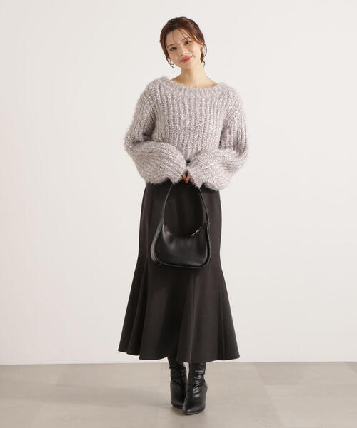 PROPORTION BODY DRESSING（プロポーションボディドレッシング）の「＜ウォッシャブル＞ハイウエストマーメイドスカート / 1215220921（スカート・レディース・ブラック/ボルドー/ダークグレー/ブラウン/チャコールグレー・MEDIUM/P/S/SMALL/PSS）」の16枚目の写真