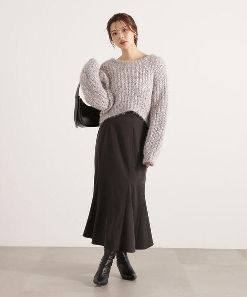 PROPORTION BODY DRESSING（プロポーションボディドレッシング）の「＜ウォッシャブル＞ハイウエストマーメイドスカート / 1215220921（スカート・レディース・ブラック/ボルドー/ダークグレー/ブラウン/チャコールグレー・MEDIUM/P/S/SMALL/PSS）」の17枚目の写真