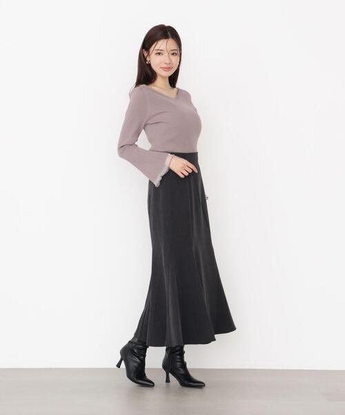 PROPORTION BODY DRESSING（プロポーションボディドレッシング）の「＜ウォッシャブル＞ハイウエストマーメイドスカート / 1215220921（スカート・レディース・ブラック/ボルドー/ダークグレー/ブラウン/チャコールグレー・MEDIUM/P/S/SMALL/PSS）」の22枚目の写真