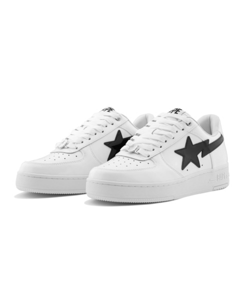 A BATHING APE スニーカー ホワイト/ブラック A Bathing Ape Superstar ホワイト/ブラック - メルカリ