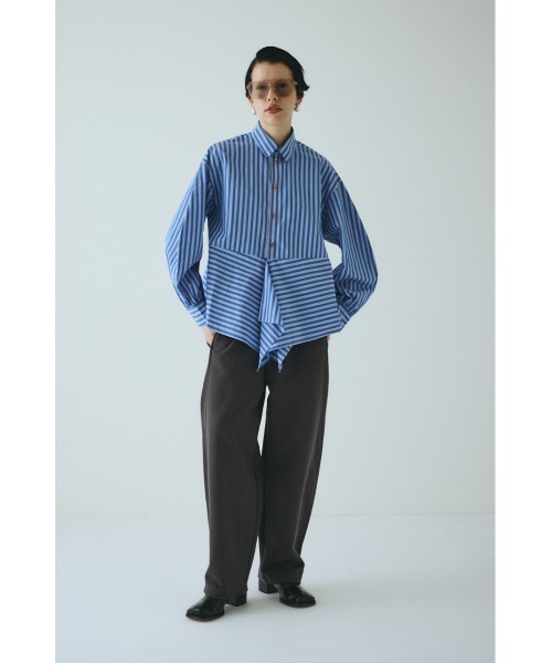 HeRIN.CYE(ヘリンドットサイ)の「Flare hem shirt フレアヘムシャツ(シャツ/ブラウス・レディース・ブラウン系その他/ブルー系その他/ホワイト系その他・FREE)」の5枚目の写真