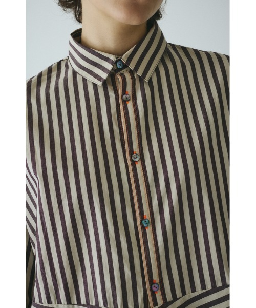 HeRIN.CYE(ヘリンドットサイ)の「Flare hem shirt フレアヘムシャツ(シャツ/ブラウス・レディース・ブラウン系その他/ブルー系その他/ホワイト系その他・FREE)」の11枚目の写真