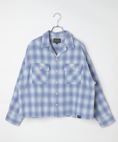 PENDLETON（ペンドルトン）の「【PENDLETON(ペンドルトン)】別注チェックシャツ（シャツ/ブラウス・レディース・ブラウン/ピンク/ブルー・FREE）」の10枚目の写真