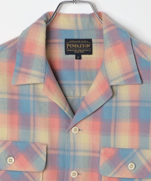 PENDLETON（ペンドルトン）の「【PENDLETON(ペンドルトン)】別注チェックシャツ（シャツ/ブラウス・レディース・ブラウン/ピンク/ブルー・FREE）」の12枚目の写真