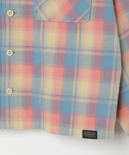 PENDLETON（ペンドルトン）の「【PENDLETON(ペンドルトン)】別注チェックシャツ（シャツ/ブラウス・レディース・ブラウン/ピンク/ブルー・FREE）」の15枚目の写真