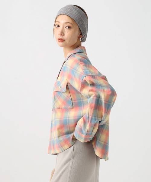 PENDLETON（ペンドルトン）の「【PENDLETON(ペンドルトン)】別注チェックシャツ（シャツ/ブラウス・レディース・ブラウン/ピンク/ブルー・FREE）」の6枚目の写真