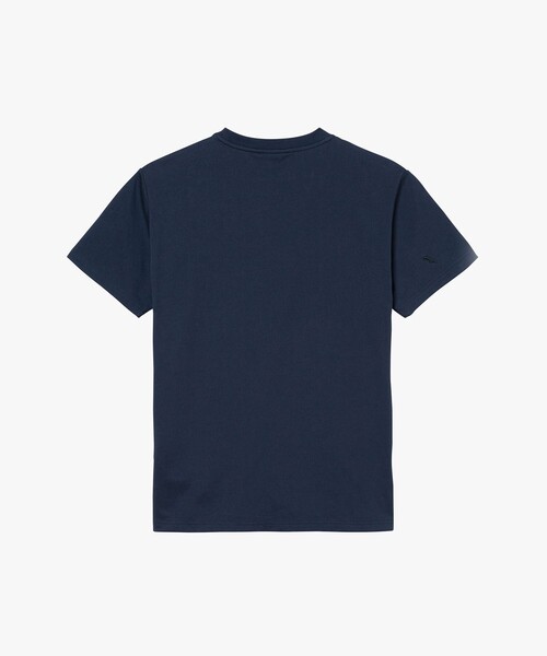 AIGLE(エーグル)の「吸水速乾 抗菌防臭 ロゴプリントTシャツ(Tシャツ/カットソー・メンズ・ダークネイビー/ベージュ・S/XL/L/M)」の6枚目の写真