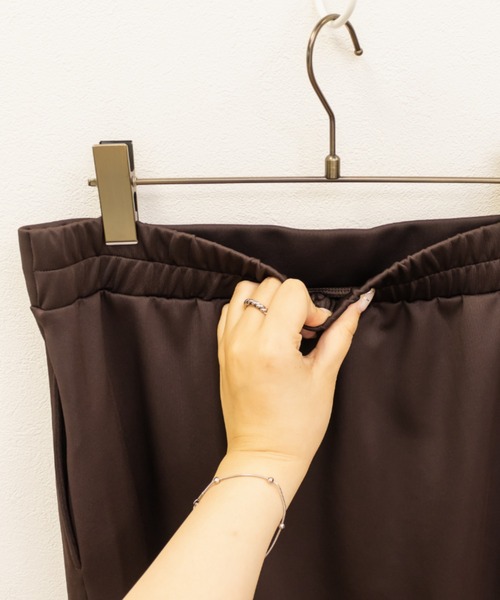 CLETTE（クレット）の「CLETTEオリジナルストレッチナロースカート（スカート・レディース・ブラック/チャコールグレー/ブラウン・3L/LL/4L）」の20枚目の写真