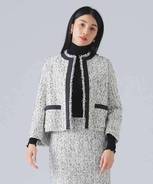 EFFE BEAMS(エッフェビームス)の「モノトーン ツイード ジャケット(その他アウター・レディース・その他・36/38)」の20枚目の写真