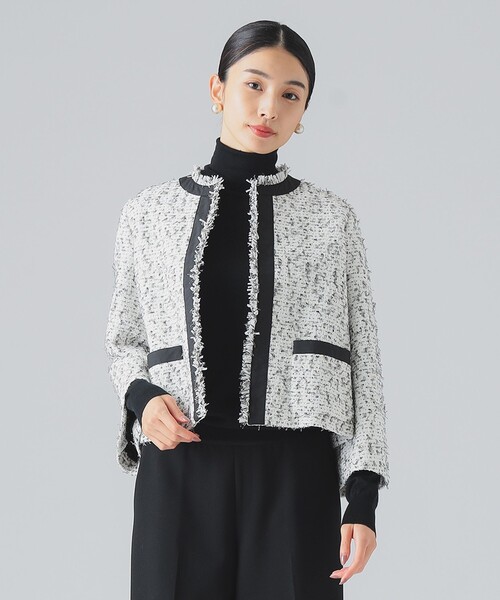 EFFE BEAMS(エッフェビームス)の「モノトーン ツイード ジャケット(その他アウター・レディース・その他・36/38)」の5枚目の写真