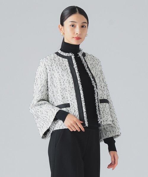 EFFE BEAMS(エッフェビームス)の「モノトーン ツイード ジャケット(その他アウター・レディース・その他・36/38)」の9枚目の写真