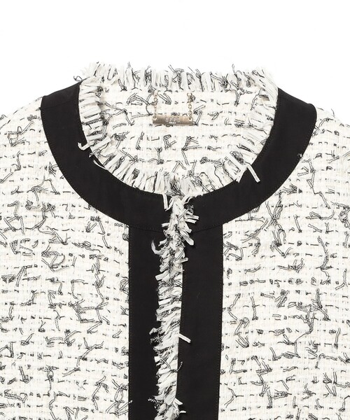 モノトーン ツイード ジャケット（その他アウター）｜EFFE BEAMS