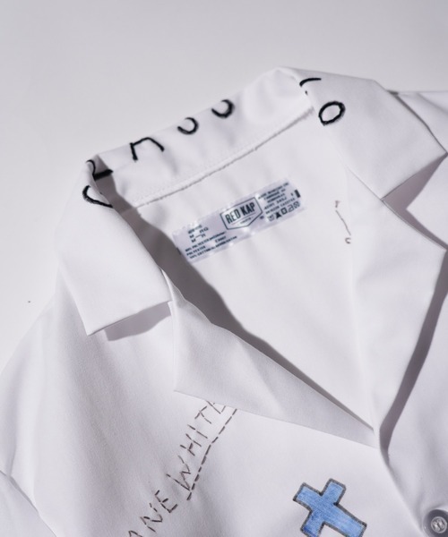THRIFTY LOOK(スリフティールック)の「THRIFTY LOOK スリフティルック / MEMORIAL WHITE COUNTER COAT EMBROIDERY(テーラードジャケット・メンズ・ホワイト・MEDIUM/X-LARGE)」の2枚目の写真