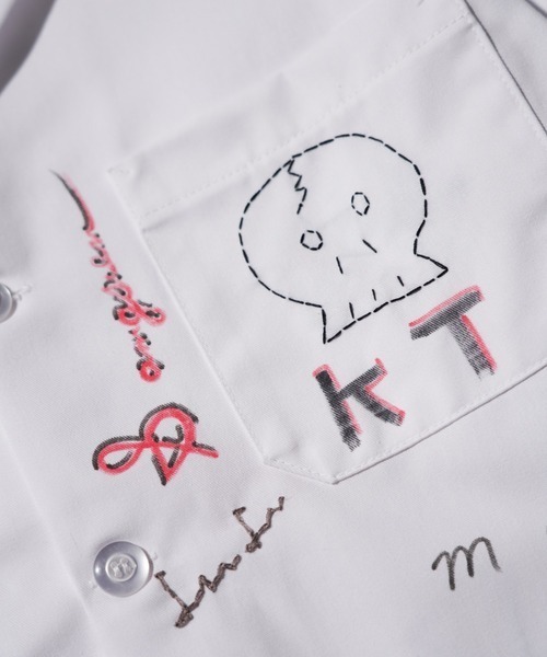THRIFTY LOOK(スリフティールック)の「THRIFTY LOOK スリフティルック / MEMORIAL WHITE COUNTER COAT EMBROIDERY(テーラードジャケット・メンズ・ホワイト・MEDIUM/X-LARGE)」の5枚目の写真