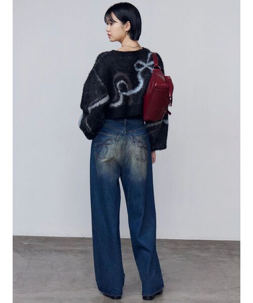 EMODA(エモダ)の「アウトポケットショルダーバッグ(ハンドバッグ・レディース・ブラック/レッド/グレー・FREE)」の11枚目の写真