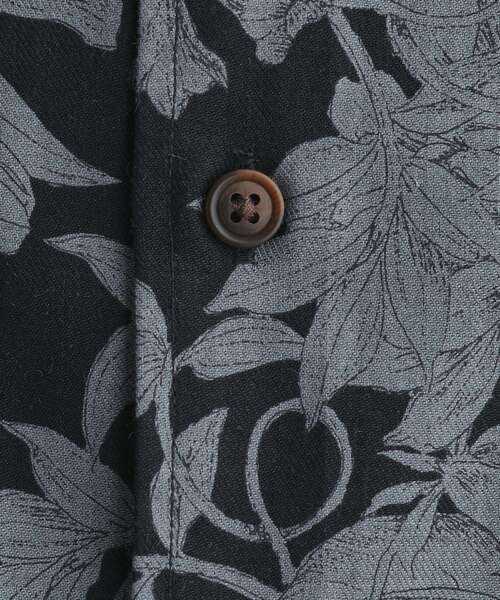 TAKEO KIKUCHI（タケオキクチ）の「【LIMITED】フラワープリント長袖シャツ（シャツ/ブラウス・メンズ・ブラック系/ダークブラウン系/アイボリー系/モスグリーン系/グレー系その他・04/03/02/01）」の14枚目の写真