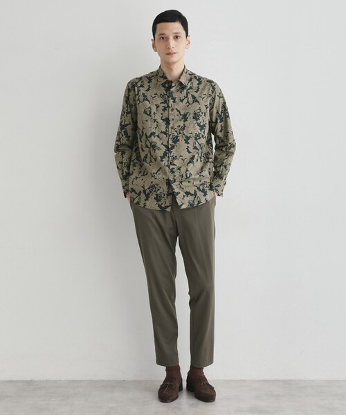 TAKEO KIKUCHI（タケオキクチ）の「【LIMITED】フラワープリント長袖シャツ（シャツ/ブラウス・メンズ・ブラック系/ダークブラウン系/アイボリー系/モスグリーン系/グレー系その他・04/03/02/01）」の17枚目の写真