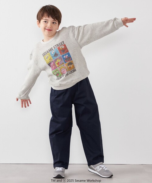 SHIPS any（シップス エニィ）の「SESAME STREET meets FRUIT OF THE LOOM: ブロック プリント スウェット<KIDS>（Tシャツ/カットソー・キッズ・パープル/ライトグレー・130/150/140/110）」の3枚目の写真