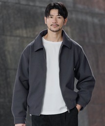 SPU（スプ）の「メルトンショートダブルジップ2WAYネックブルゾン（ブルゾン）」