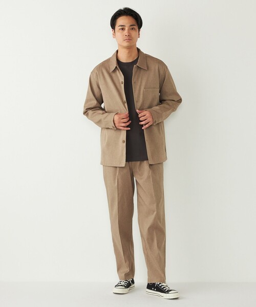 SHIPS Colors(シップス カラーズ)の「SHIPS Colors:〈洗濯機可能〉WOOLIC ボックス シャツ◇(シャツ/ブラウス・メンズ・グレー/ベージュ/ネイビー・MEDIUM/LARGE/X-LARGE)」の14枚目の写真