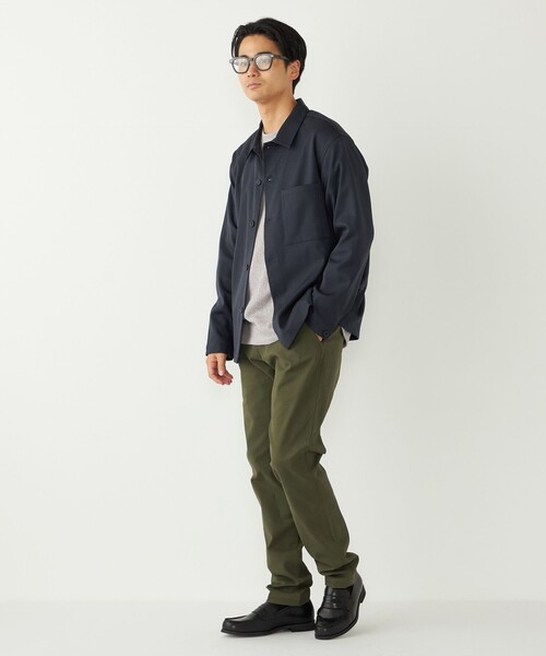 SHIPS Colors(シップス カラーズ)の「SHIPS Colors:〈洗濯機可能〉WOOLIC ボックス シャツ◇(シャツ/ブラウス・メンズ・グレー/ベージュ/ネイビー・MEDIUM/LARGE/X-LARGE)」の19枚目の写真