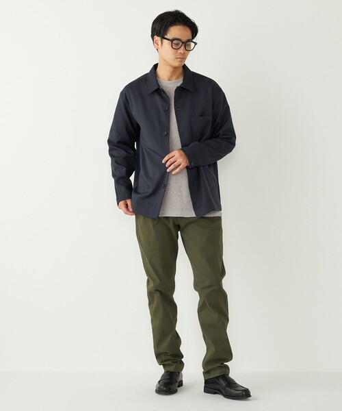 SHIPS Colors(シップス カラーズ)の「SHIPS Colors:〈洗濯機可能〉WOOLIC ボックス シャツ◇(シャツ/ブラウス・メンズ・グレー/ベージュ/ネイビー・MEDIUM/LARGE/X-LARGE)」の20枚目の写真