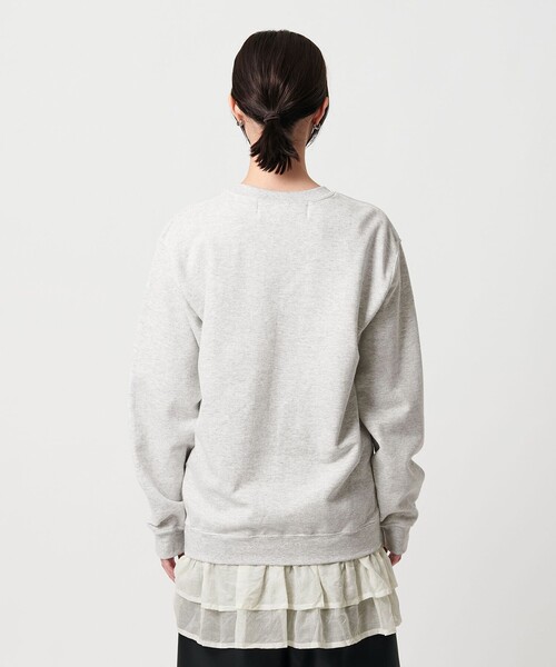 dahl'ia（ダリア）の「＜dahl'ia＞リメイクフリル スウェットプルオーバー（スウェット・レディース・グレー系/ブラック・FREE）」の7枚目の写真