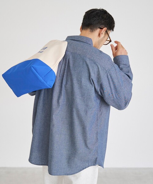 coen(コーエン)の「USA COTTONソフトフランネルシャツ(無地)(シャツ/ブラウス・メンズ・ネイビー/オフホワイト・S/M/L/XL)」の17枚目の写真