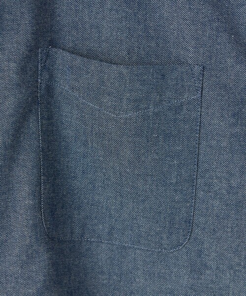 coen(コーエン)の「USA COTTONソフトフランネルシャツ(無地)(シャツ/ブラウス・メンズ・ネイビー/オフホワイト・S/M/L/XL)」の7枚目の写真