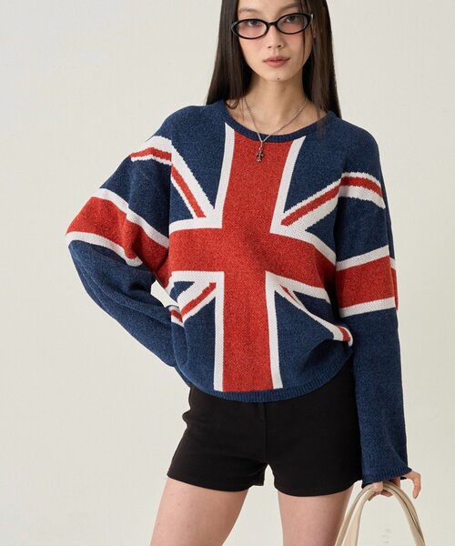 セール】ユニオンジャックニット（ニット/セーター）｜WHO'S WHO
