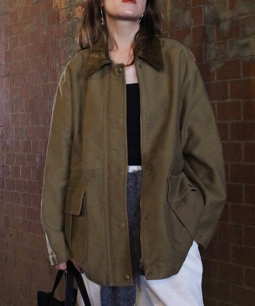 NOTHING WRITTEN】MOLE SKIN HUNTING COTTON JACET | 『Scrap Book