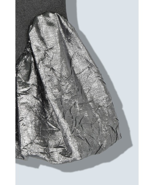OMMO LLIC BALLOON KT スカート　サイズ36 セール】METALLIC BALLOON KT SK（スカート）｜OMMO（オーエムエムオー