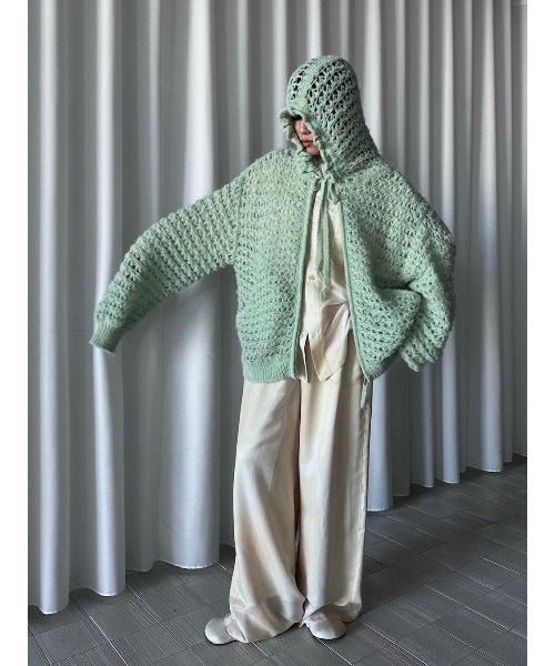 ELCHELE（エルチェレ）の「BABY KNIT HOODIE（カーディガン/ボレロ